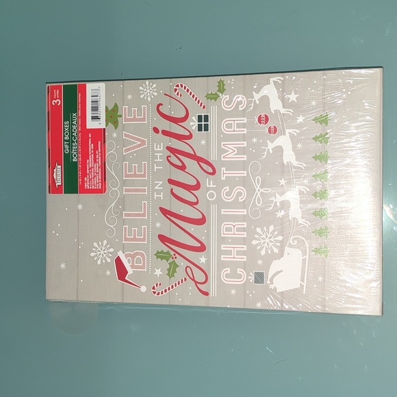 15 Assorted Christmas Gift Boxes 14.25x9.43x1.87 in - New Holiday Bundle - Picture 4 of 9